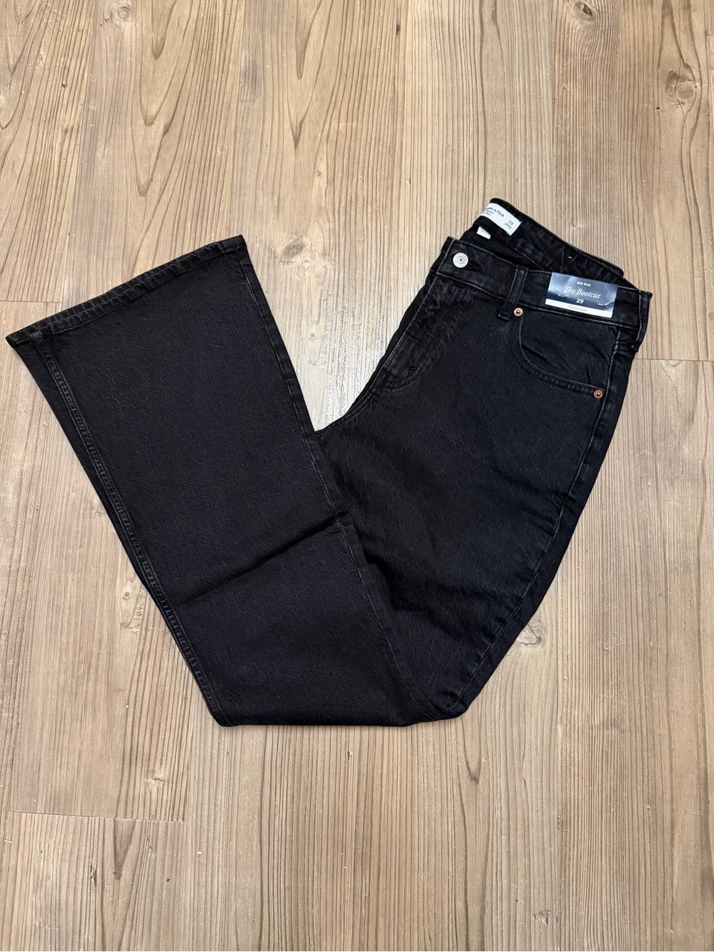NWT Abercrombie curve love bootcut jeans